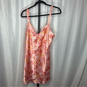 L.A. Intimates Vintage Lingerie Nightgown Floral Print, size Large